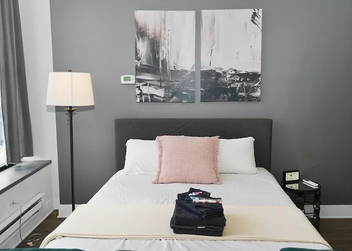 Mccormick Place Beautiful With Optional Parking And Gym Access Sleeps 4 Near Soldier Field And Downtown Апартаменты *